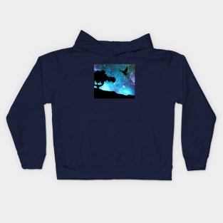 Owl and stars Kids Hoodie